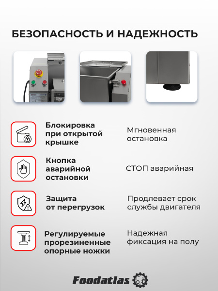 Машина тестомесильная HDM(H)-50 Foodatlas (380V)